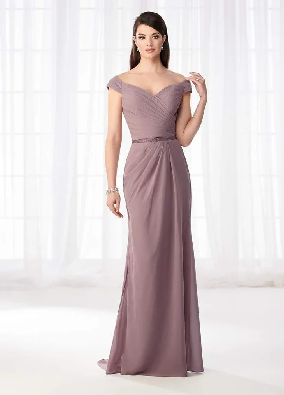Cameron Blake - Off Shoulder Pleated Chiffon Formal Gown 218626 - 1 pc Blue Willow In Size 14 Available Date night unclassified dresses Cameron Blake - Off Shoulder Pleated Chiffon Formal Gown 218626 - 1 pc Blue Willow In Size 14 Available Date night unclassified dresses