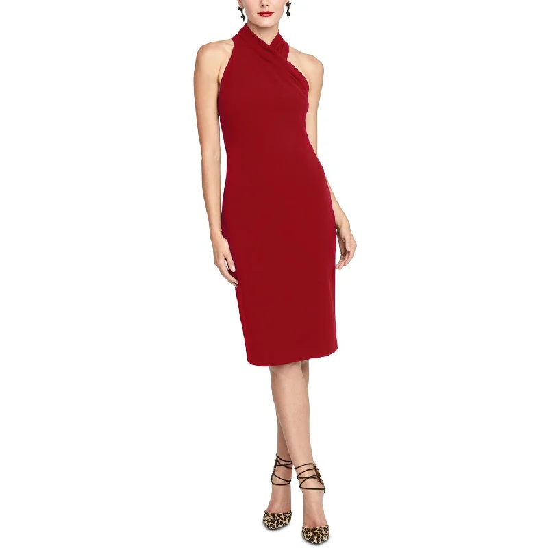 Rachel Rachel Roy Womens Harland Halter Crepe Midi Dress Fashionable unclassified dresses