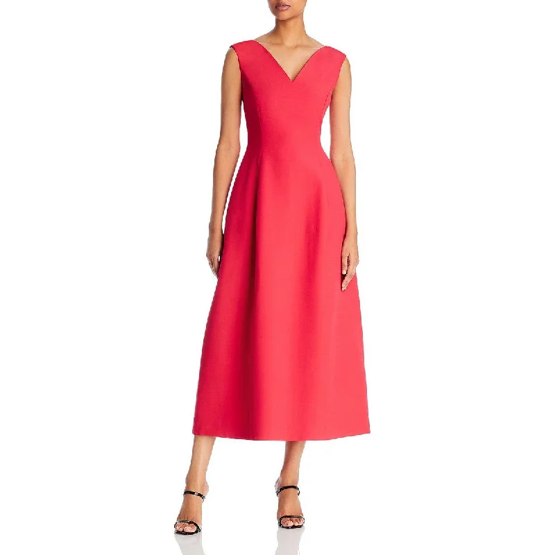Lafayette 148 New York Womens Panel Sleeveless Maxi Dress Chiffon unclassified dresses