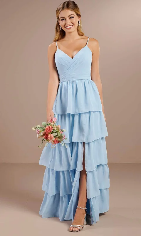 Christina Wu Celebration 22188 - A-line Chiffon Dress Polka dot unclassified dresses