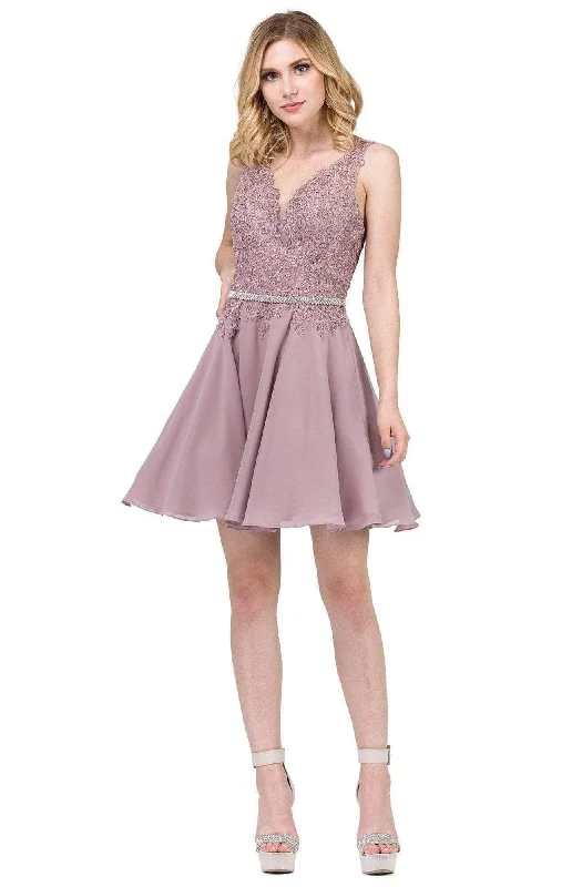 Dancing Queen - Plunging V-Neck Lace Bodice Homecoming Dress 3011 Casual unclassified dresses Dancing Queen - Plunging V-Neck Lace Bodice Homecoming Dress 3011 Casual unclassified dresses