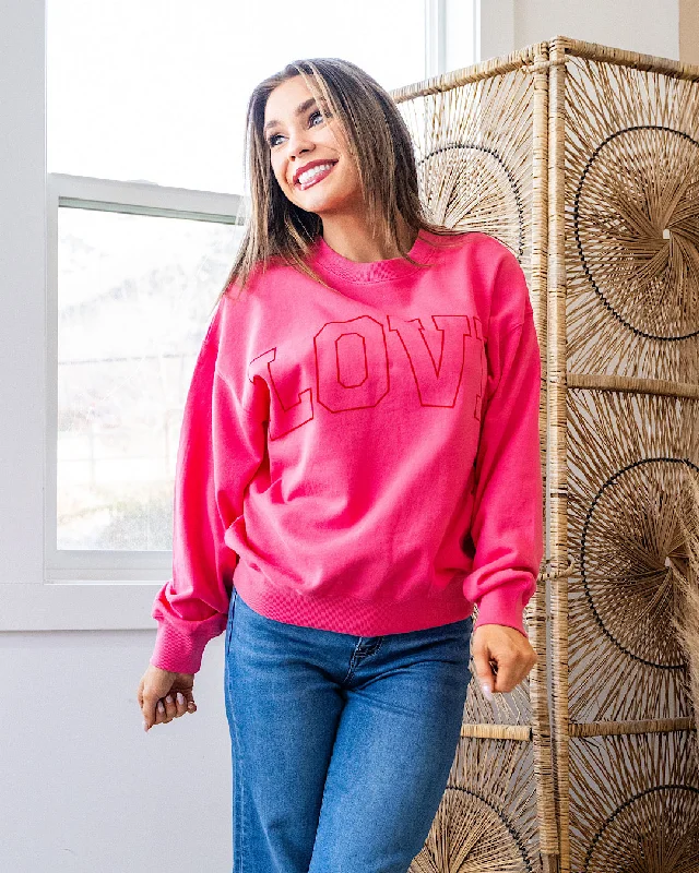 Love Pink Berry Sweatshirt