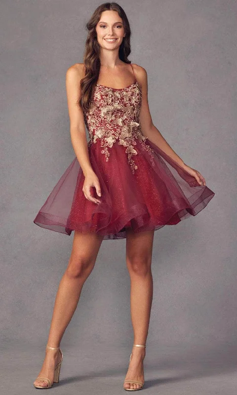 Juliet Dresses 902 - Butterfly Applique Short Dress Best mini dresses for tall women