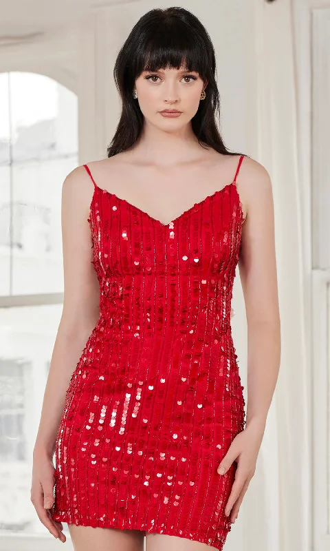SCALA 70180 - V-Neck Fitted Cocktail Dress Forever 21 party dresses