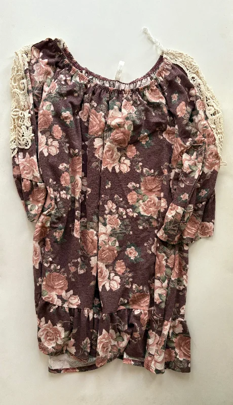 Dress Casual Midi By Emerald In Floral Print, Size: 3x Best midi dresses for petites