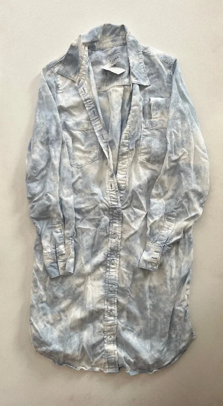 Dress Casual Midi By Guess In Blue, Size: Xs Hot new arrivals in midi dresses