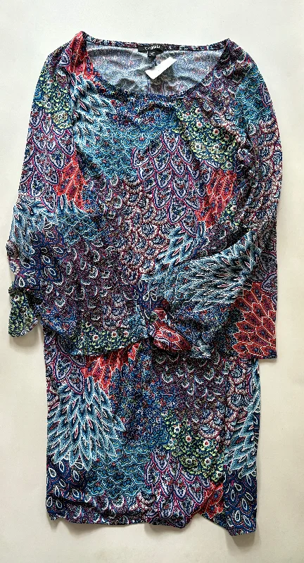 Dress Casual Midi By Roz And Ali In Multi-colored, Size: 1x High-end midi dresses