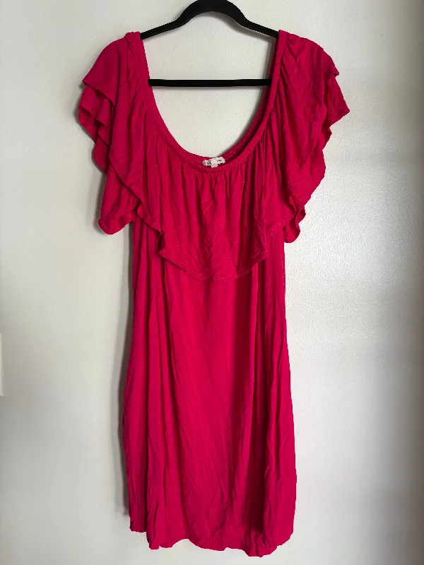Dress Casual Midi By Sweet Lovely In Pink, Size: 3x Best midi dresses for date night