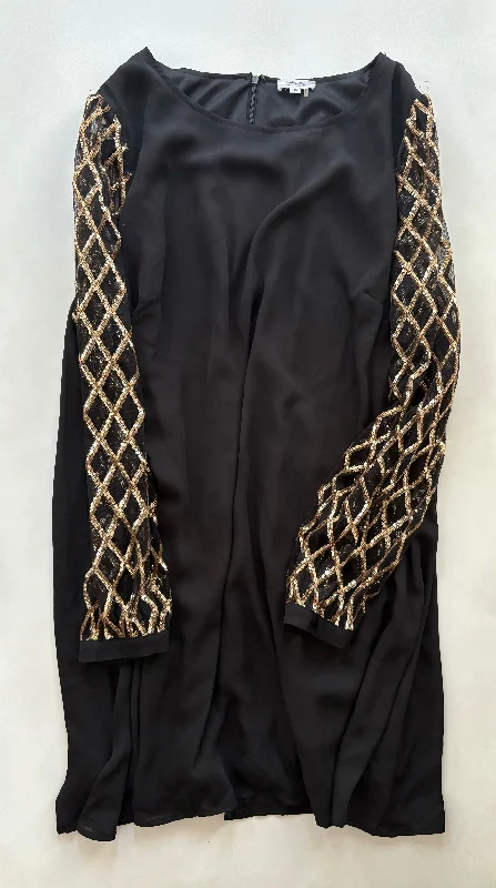 Dress Party Midi By Chicsoul In Black, Size: 3x Trendy midi dresses under $50