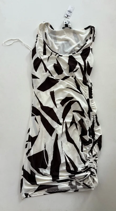 Dress Party Midi By Express O In Cream, Size: Xs Cute floral print midi dresses