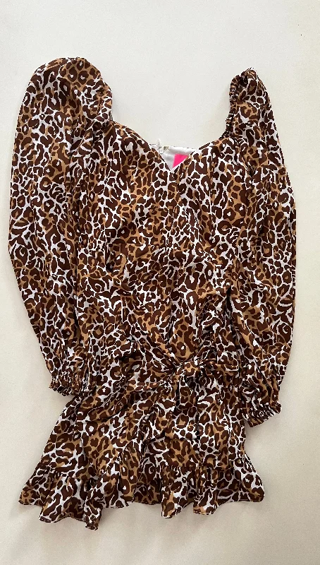 Dress Party Midi By Lilly Pulitzer In Animal Print, Size: S Party midi dresses