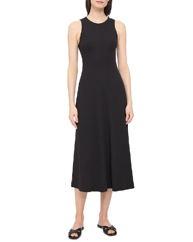 Theory   Racer Midi Dress Slim Fit Midi
